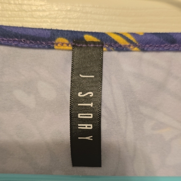 Stylish Blue and Yellow Women's Top - Picture 2 of 5